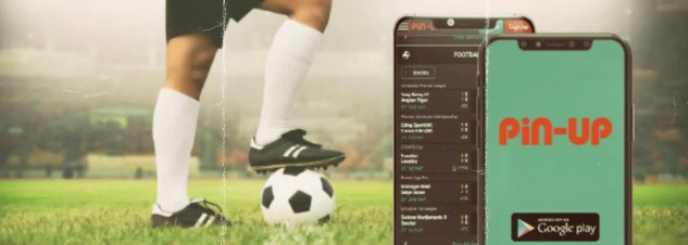Utilisateur congolais plaçant un pari en direct sur un match de football via PinUp Casino