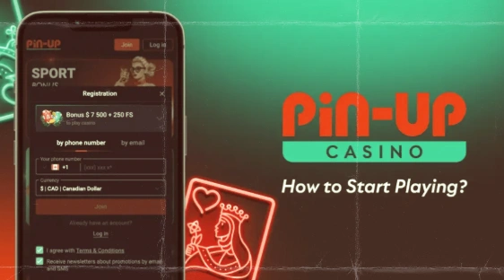 Capture d’écran montrant l’interface mobile de l’application PinUp avec jeux et paris sportifs